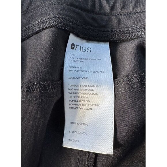 Figs Women's Sz XXL Kade Black Cargo Scrub Pants Technical Collection T21004 - Picture 7 of 13